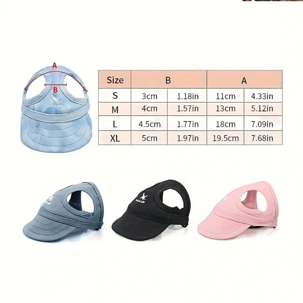 Dog Sun Hat Navy Blue Only